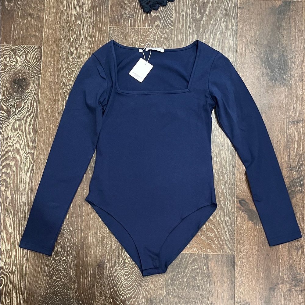 Navy Long Sleeve Bodysuit - NWT - BOGO